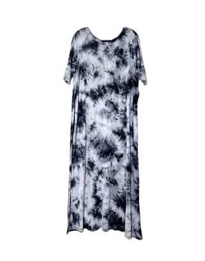 Rae Mode Maxi Dress Side Slits Women Size M Cover‎ Up Boho Coastal Festival